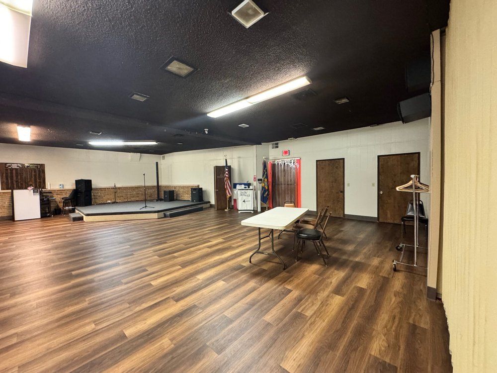 Open hardwood hall at VFW Eric G. Sandstrom Post 969